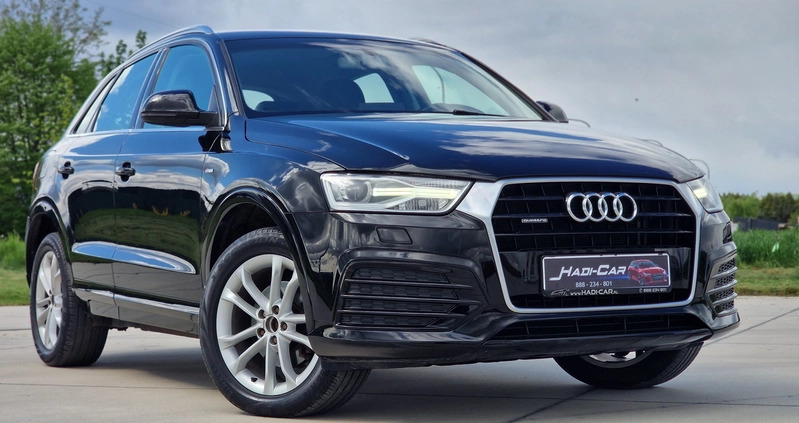 Audi Q3 cena 75900 przebieg: 187000, rok produkcji 2015 z Wronki małe 742